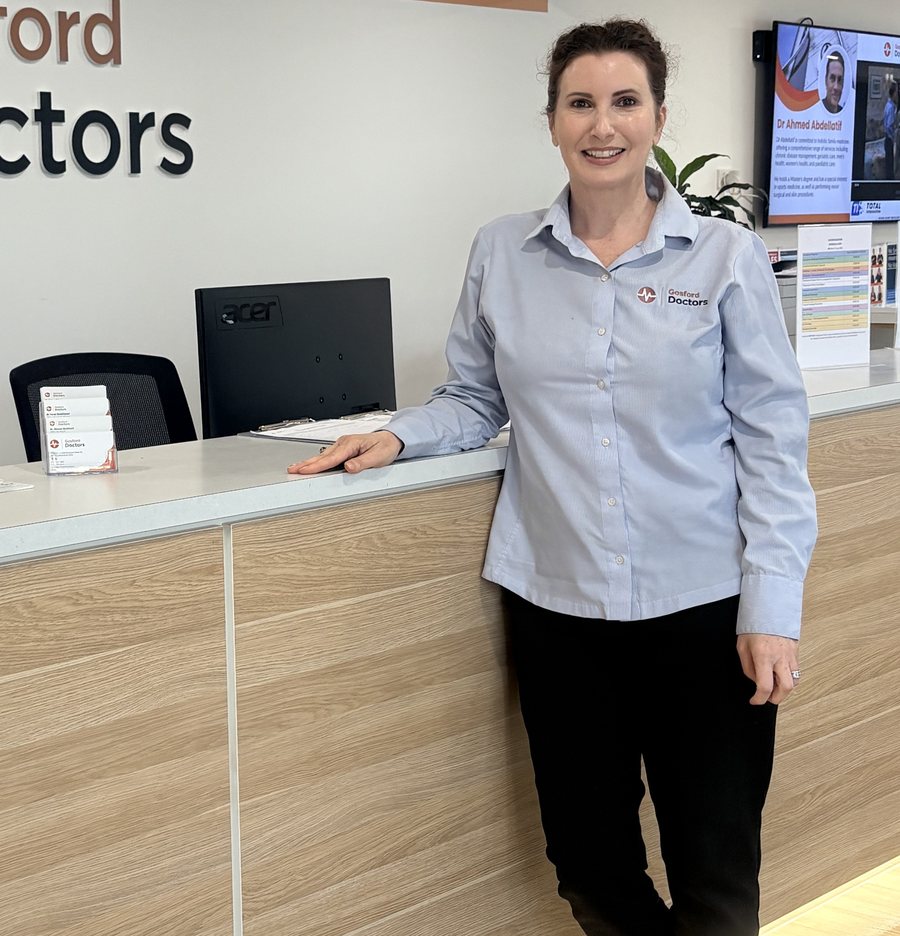 Angela, Practice Manager at Gosford Doctors, West Gosford