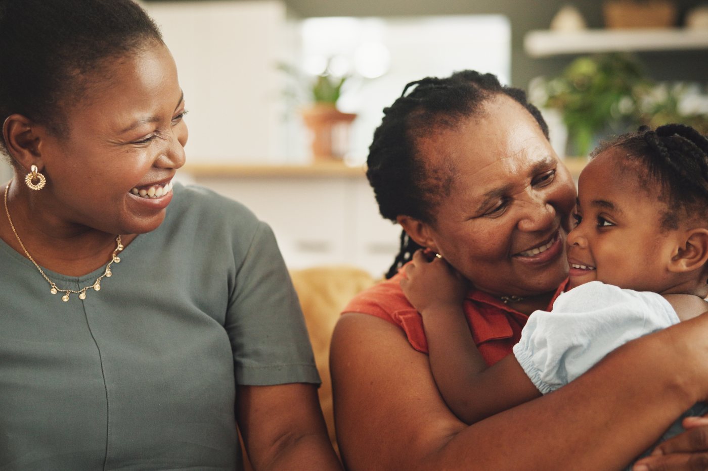 Family GP care across three generations: a grandmother, mother and young child together