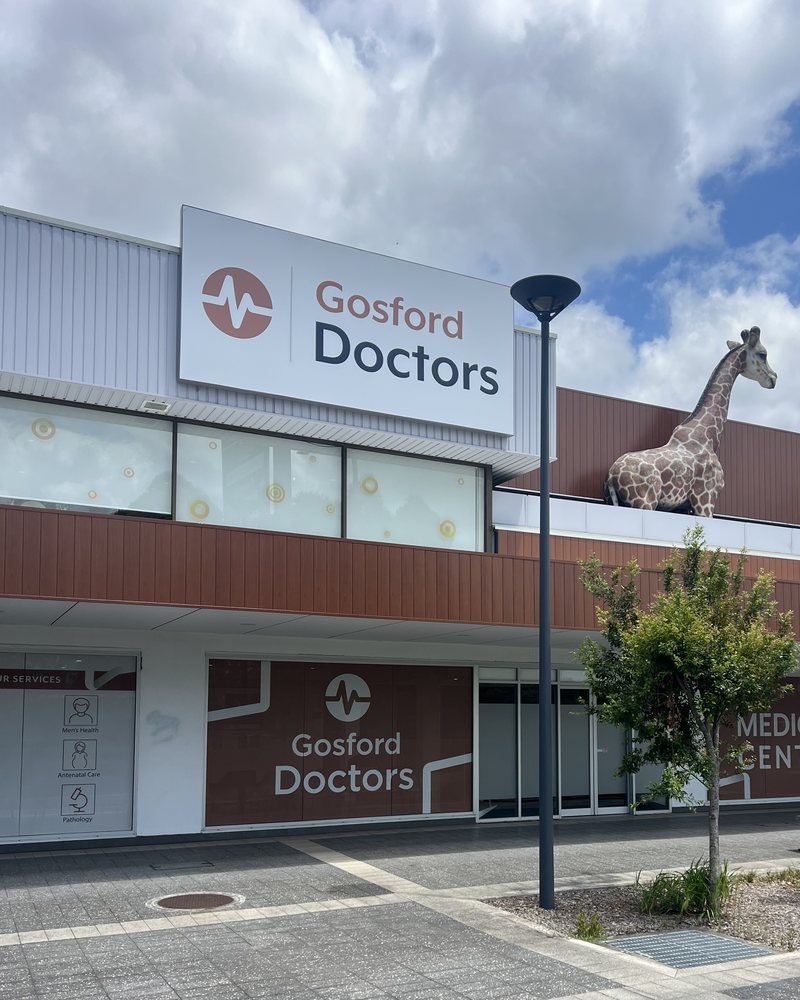 The Gosford Doctors shopfront on Brisbane Water Drive, West Gosford